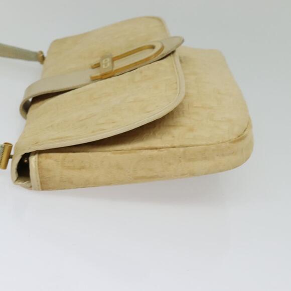 DIOR Trotter Canvas Shoulder Bag Beige Gold - Picture 4 of 12